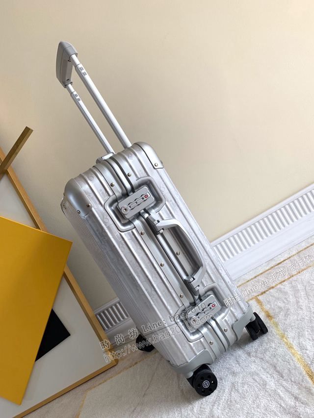 Rimowa拉杆箱 66657 全鋁鎂合金 2020年巴黎春夏新品 Dior x Rimowa聯名 日默瓦拉箱 Dior行李箱xzx1163
